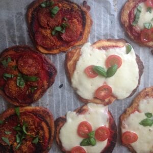 Keto mini pizza's