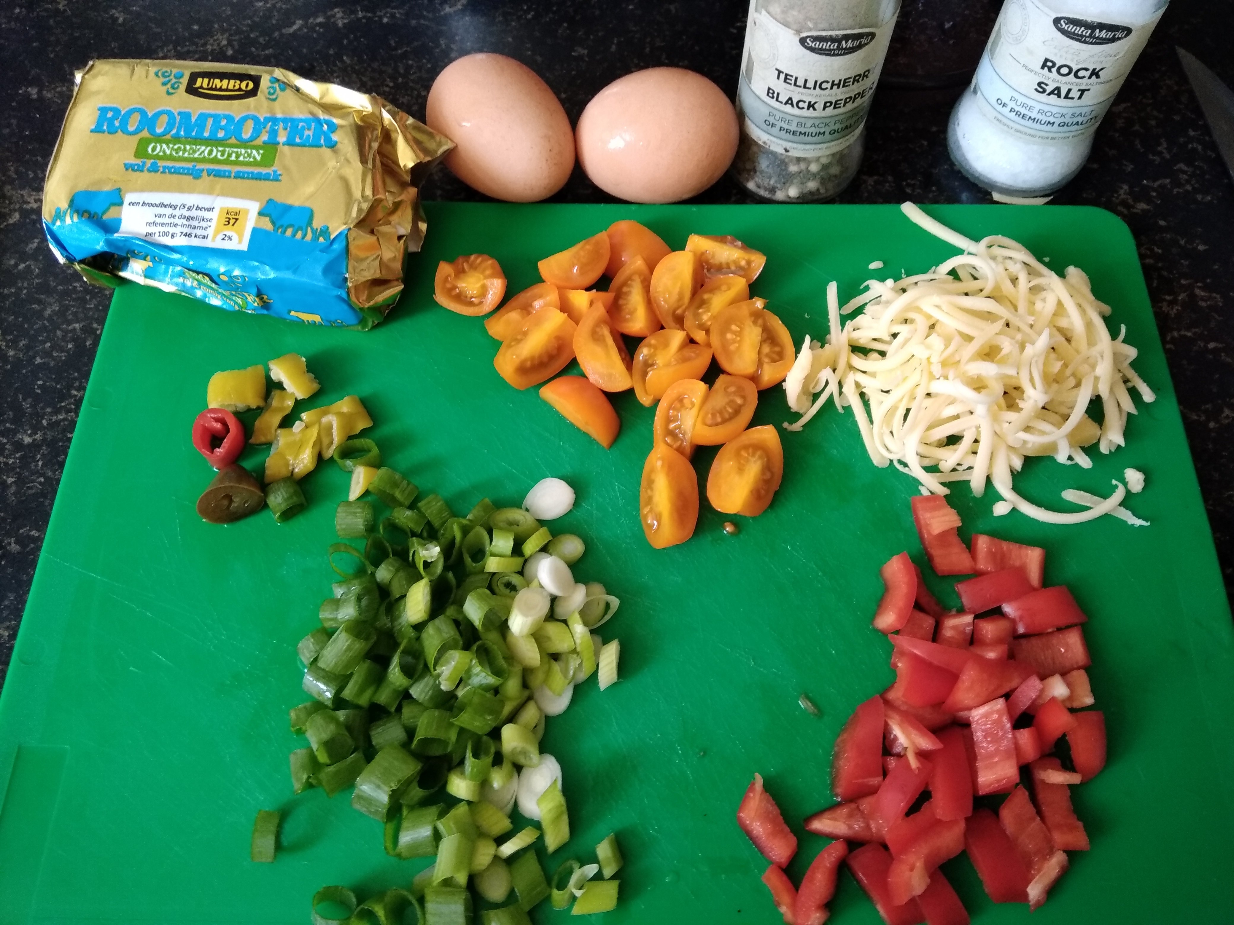 Keto: Mexicaanse groenten omelet