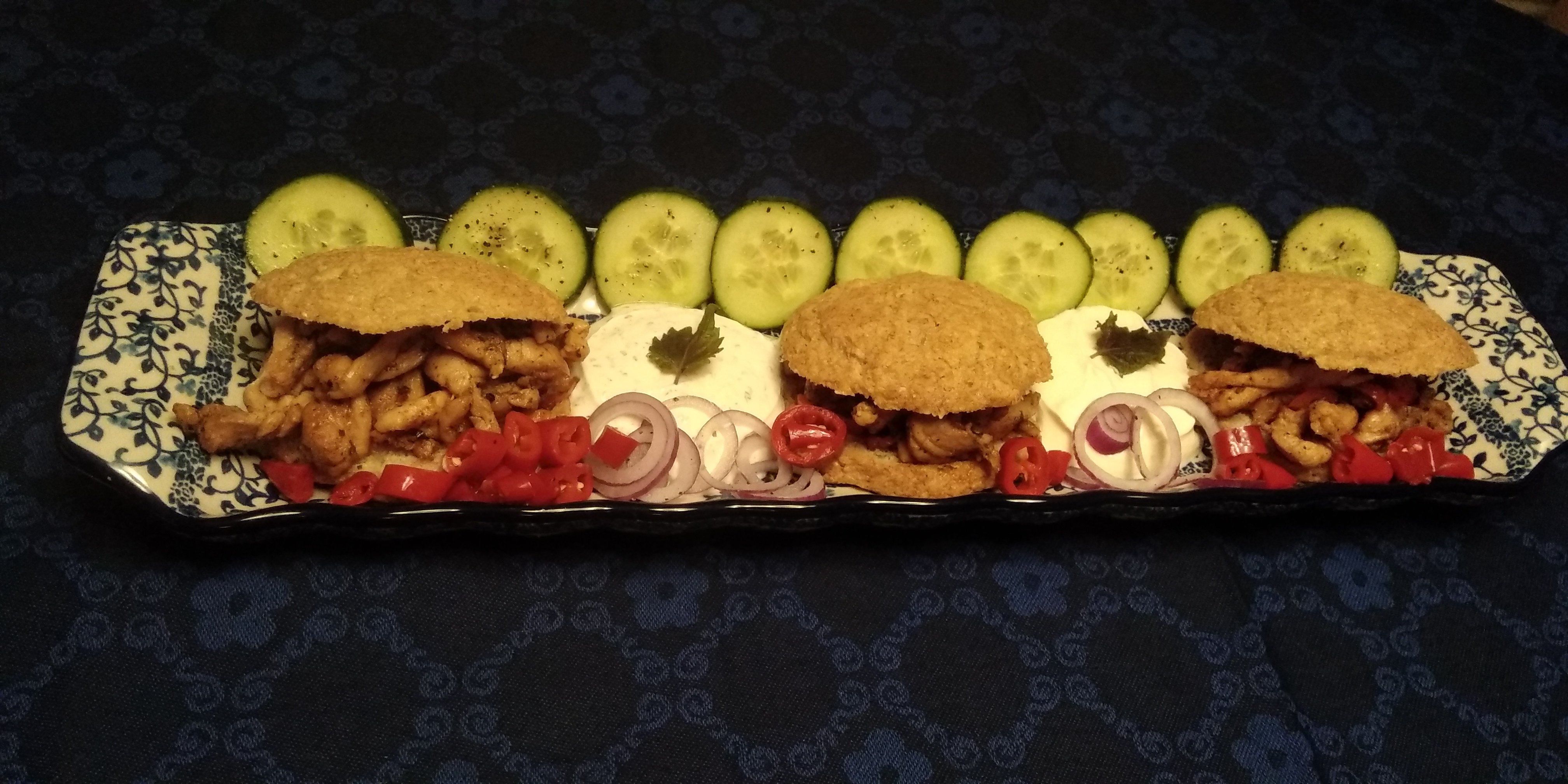 Keto kip shoarma