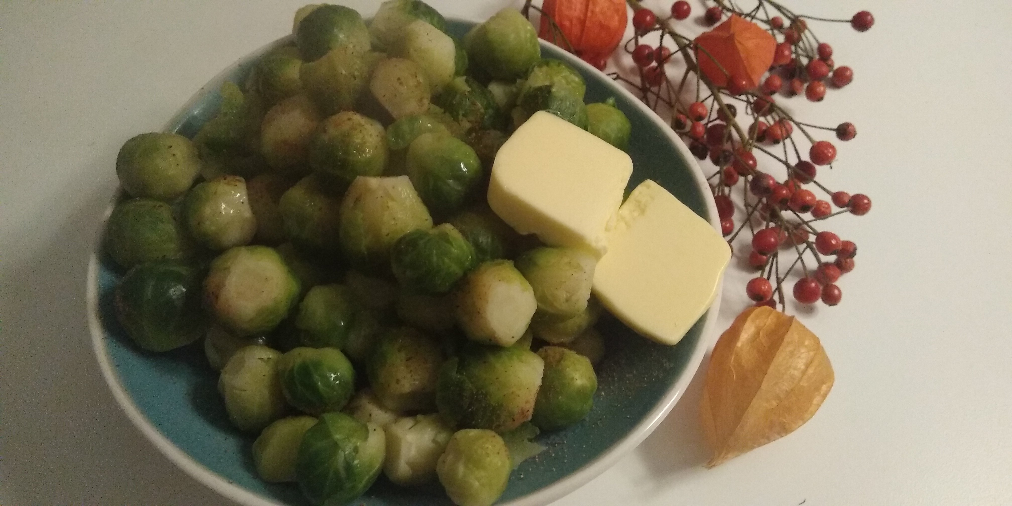 Keto groenten spruitjes met boter
