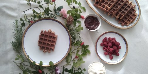 Keto hazelnoot wafels