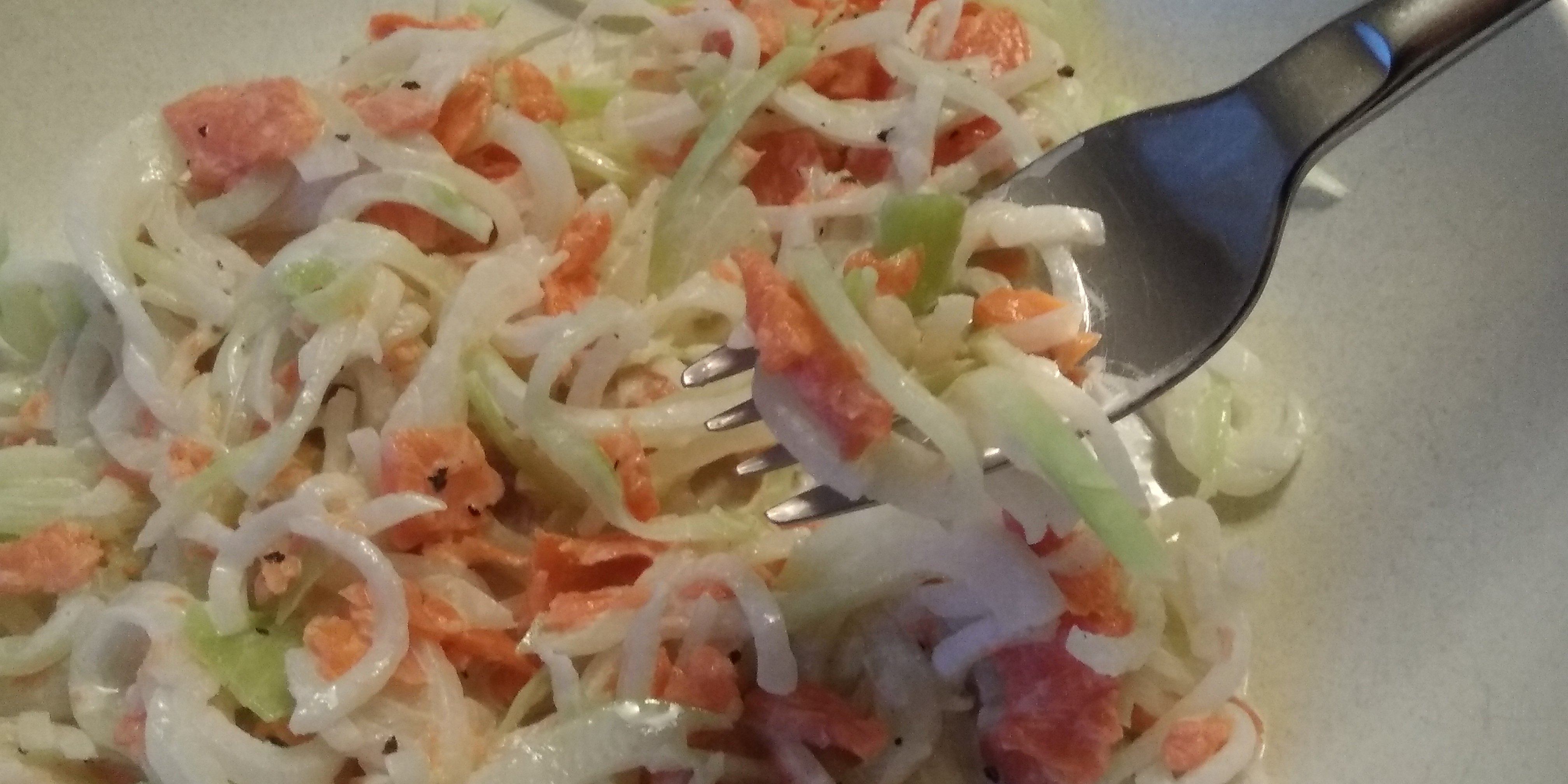Keto tagliatelle van koolrabi