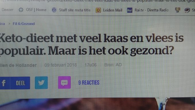 Misinformatie over het keto dieet Misinformatie over het keto dieet