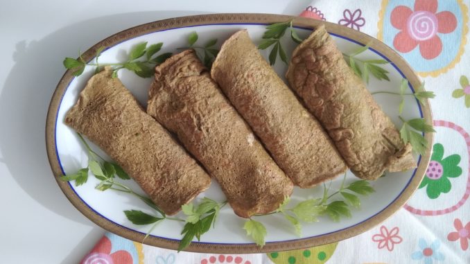 Keto kip-kerrie wraps Keto kip-kerrie wraps