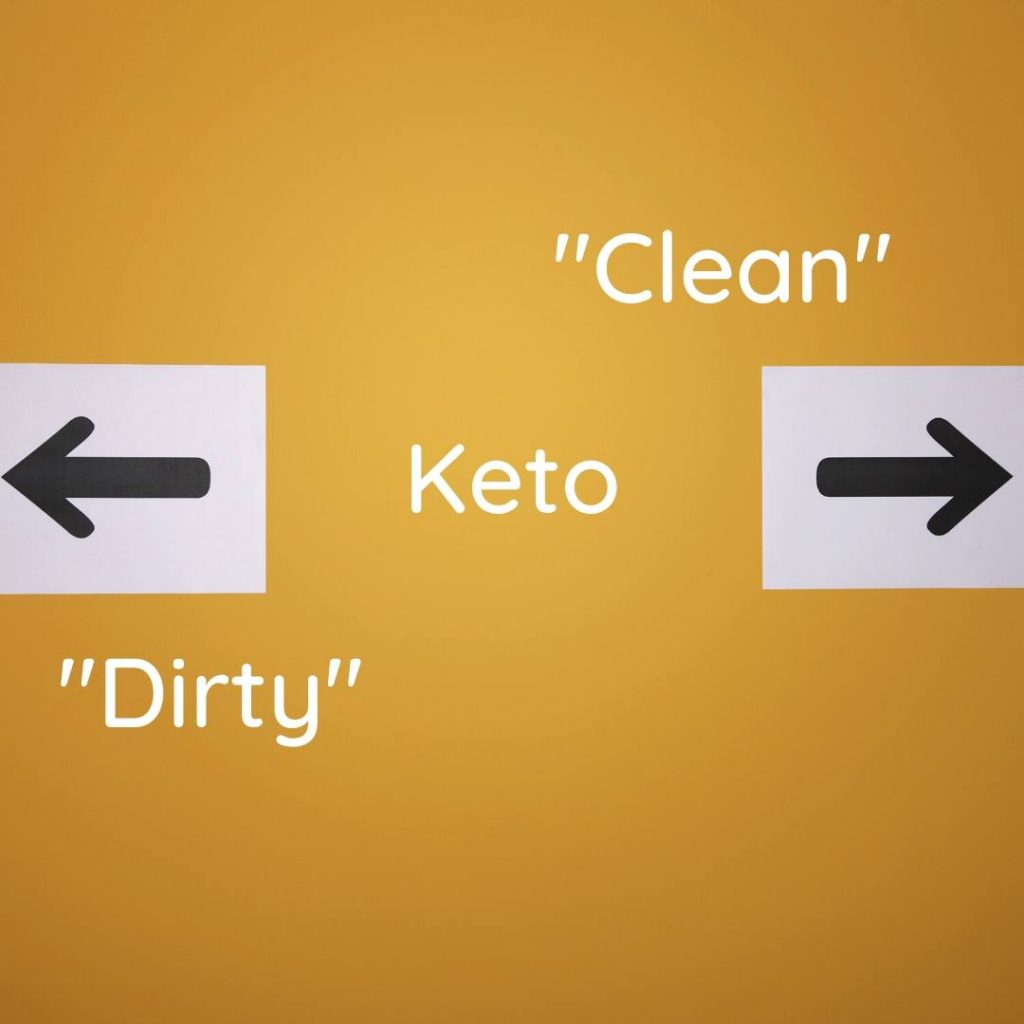 dirty of clean keto